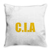 cia  funny  fashion fbi feds joke fancy dress Throw Pillow