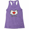 mickey et l'amour en Racerback Tank