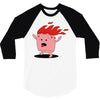 marshmallow prend feu 3/4 Sleeve Shirt