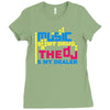 music is my drug Ladies Fitted T-Shirt