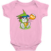 rufu  the green wolf Baby Onesie