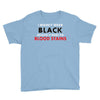 hides the blood stains Youth Tee