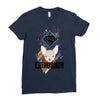 who loves chihuahua Ladies Fitted T-Shirt