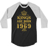 kings are born in 1969 3/4 Sleeve Shirt