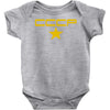 cccp retro,ussr,communist,russia,cold war,fun Baby Onesie