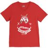 bad cat   gatos locos V-Neck Tee