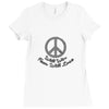 Peace (a246) Ladies Fitted T-Shirt
