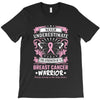 Never Underestimate The Strength Of A Breast Cancer Warrior T-Shirt