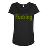 fucking Maternity Scoop Neck T-shirt