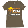 Trumpkin Make Halloween Great Again Ladies Fitted T-Shirt