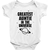Greatest Auntie In The Universe Baby Onesie
