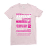 quens are born in january Ladies Fitted T-Shirt