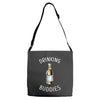 Drinking Buddies Adjustable Strap Totes
