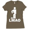 lmao laughing my ass Ladies Fitted T-Shirt