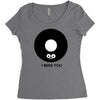 i miss you Women's Triblend Scoop T-shirt