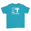 eat sleep mine funny Youth Tee