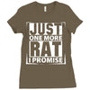 Just One More Rat I Promise Ladies Fitted T-Shirt