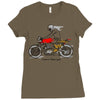 custom motorcycle Ladies Fitted T-Shirt