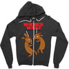 wiener wars dachshund dogs Zipper Hoodie