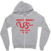 Guccify Yourself White Black Red Zipper Hoodie