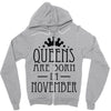 queens are born in november (2) Zipper Hoodie