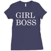 girl boss Ladies Fitted T-Shirt