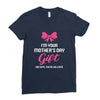 I'm Your Mother's Day Gift Dad Says You're Welcome Baby Girl Ladies Fitted T-Shirt