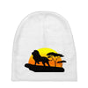 Mufasa and Simba Lion King Baby Beanies