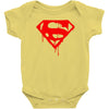 dripping blood superman Baby Bodysuit