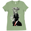 business man Ladies Fitted T-Shirt