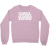 chubby tattooed bearded &amp; awesome Crewneck Sweatshirt