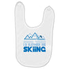 i'd rather be skiing Baby Bibs