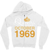 queens are born in october 1969 Zipper Hoodie