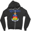quebec coat of arms canada Zipper Hoodie