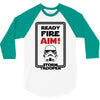 ready fire aim 3/4 Sleeve Shirt