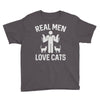 real men love cats (2) Youth Tee