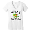 world's best mother Women's V-Neck T-Shirt
