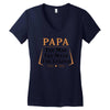 papa the man the myth the legend Women's V-Neck T-Shirt