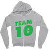 team 10 Zipper Hoodie