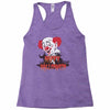 happy halloween clown Racerback Tank
