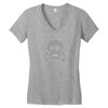Skull Ghost Women's V-Neck T-Shirt