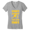 winner winner chicken dinner Women's V-Neck T-Shirt