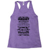 I Am A January Women Racerback Tank