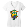 lucky turtle Women's V-Neck T-Shirt