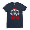 merc's gym training Ladies Fitted T-Shirt