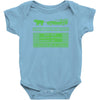 delorean trail Baby Bodysuit