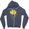 exotic butter disco Zipper Hoodie
