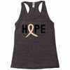 Hope Uterine Cancer Awareness Racerback Tank