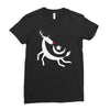 flying rudolph Ladies Fitted T-Shirt