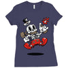 modern hero Ladies Fitted T-Shirt